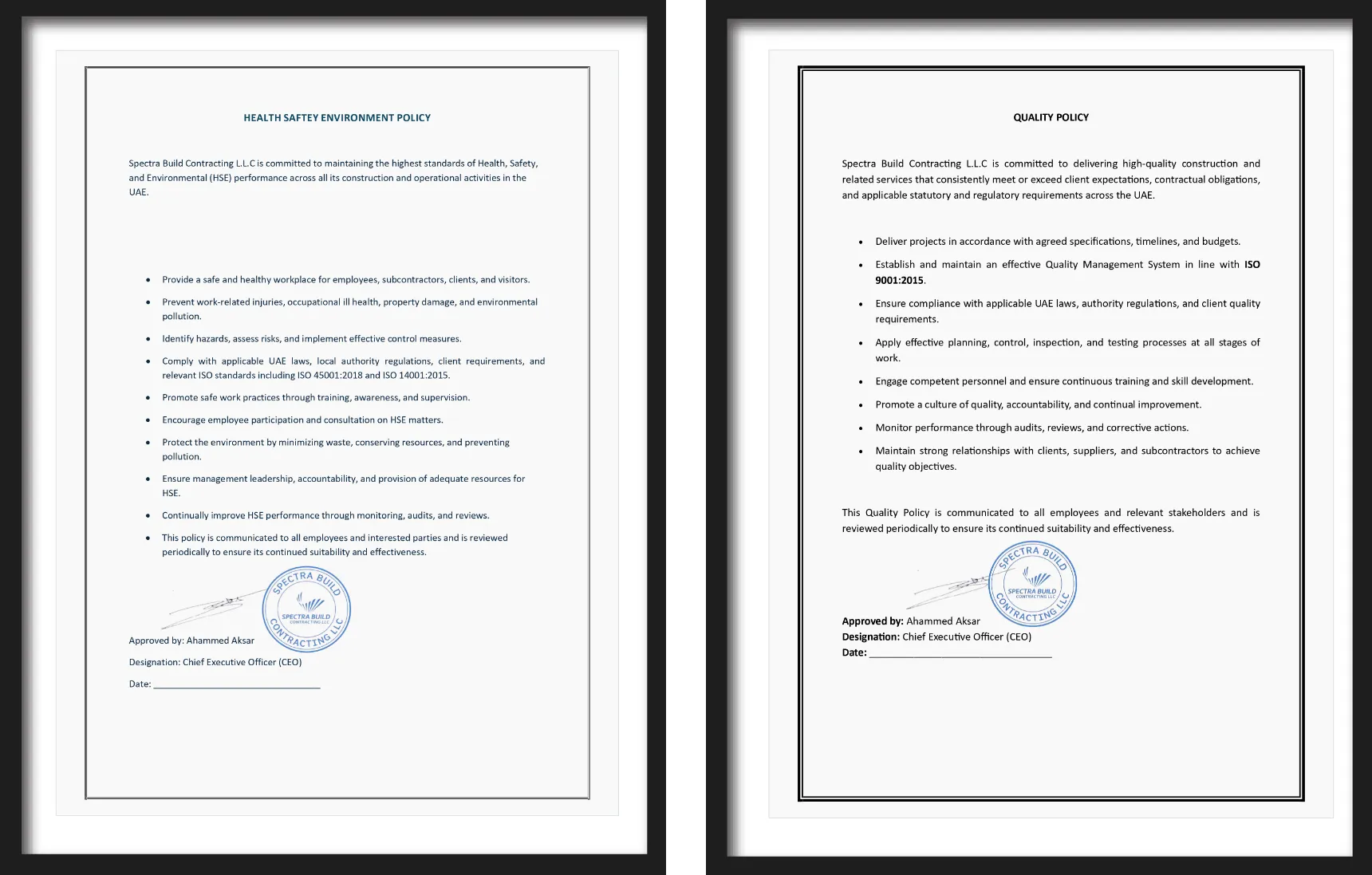 Spectra Build Contracting LLC